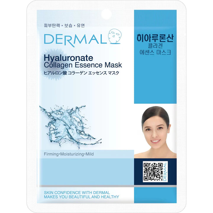 Dermal Hyalluronate Collagen Essence Face Mask Sheet