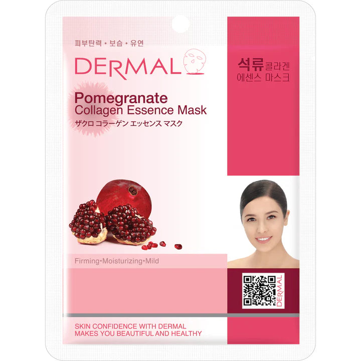 Dermal Pomegranate Collagen Essence Face Mask Sheet